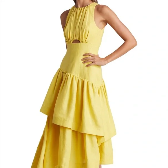 Aje Scent Of Summer Caliente Midi-Dress. Size US 4 and 12. $575. - Picture 3 of 16